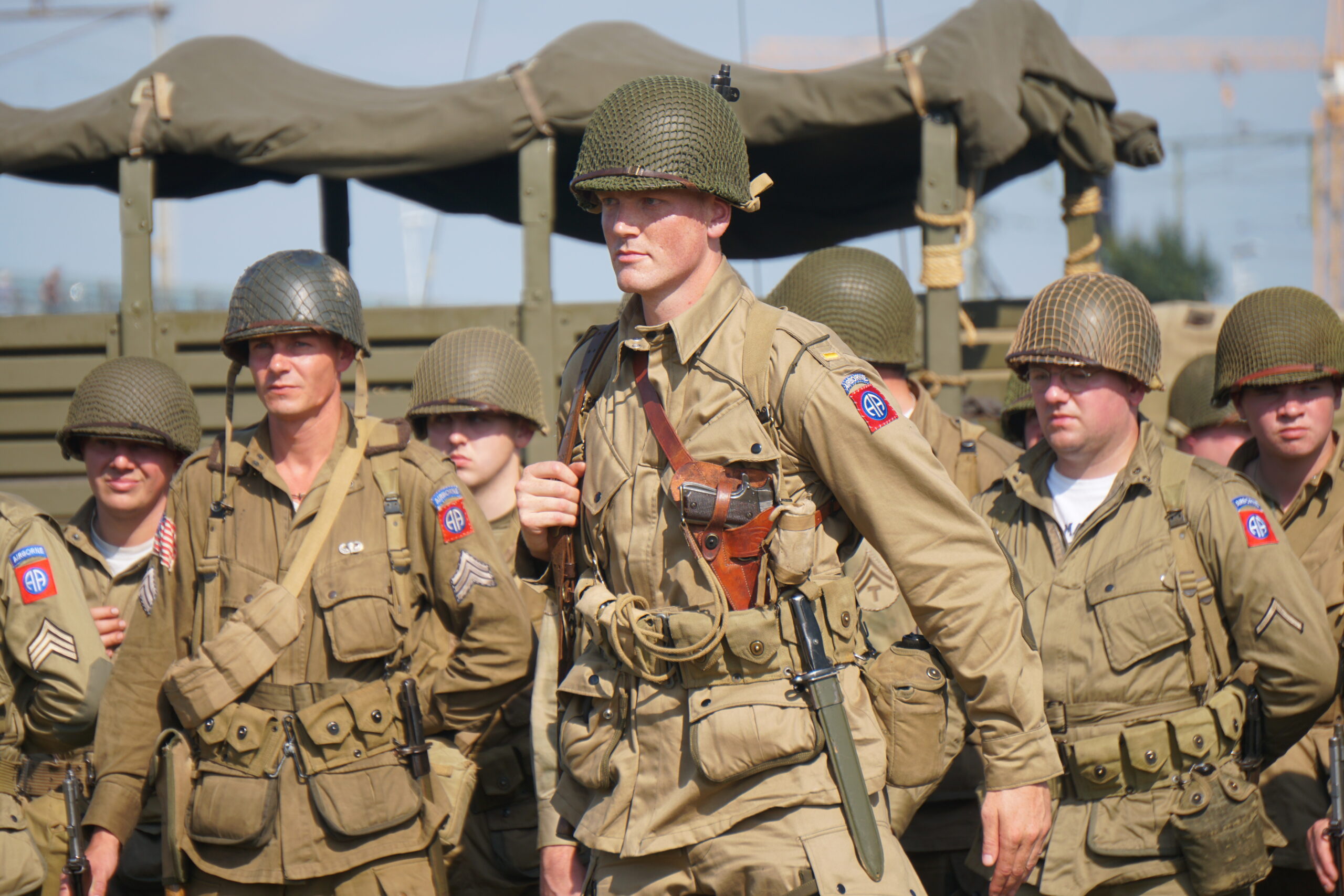 Basecamp Little Amerika tijdens Market Garden 82nd